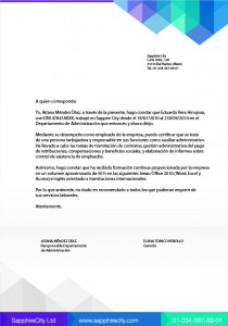 tarjeta de presentacion